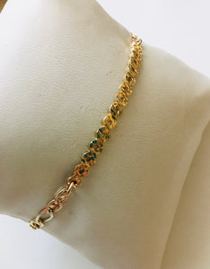 Charm bracelet 14K yellow gold by Gina Adams Collection